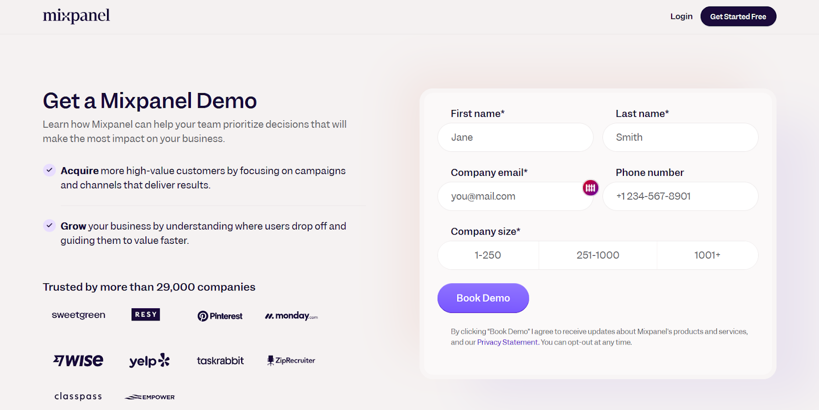Mixpanel 